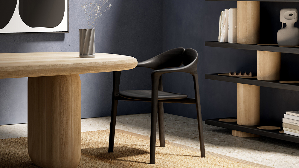 해외가구 | 조형과 물성 사이; WOAK이 그리는 집의 얼굴